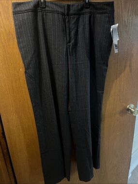 Target Women's Black Pinstripe Dress Trousers